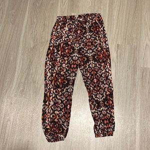 LA hearts red tribal looking pants